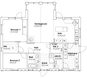 Planlösning V16025