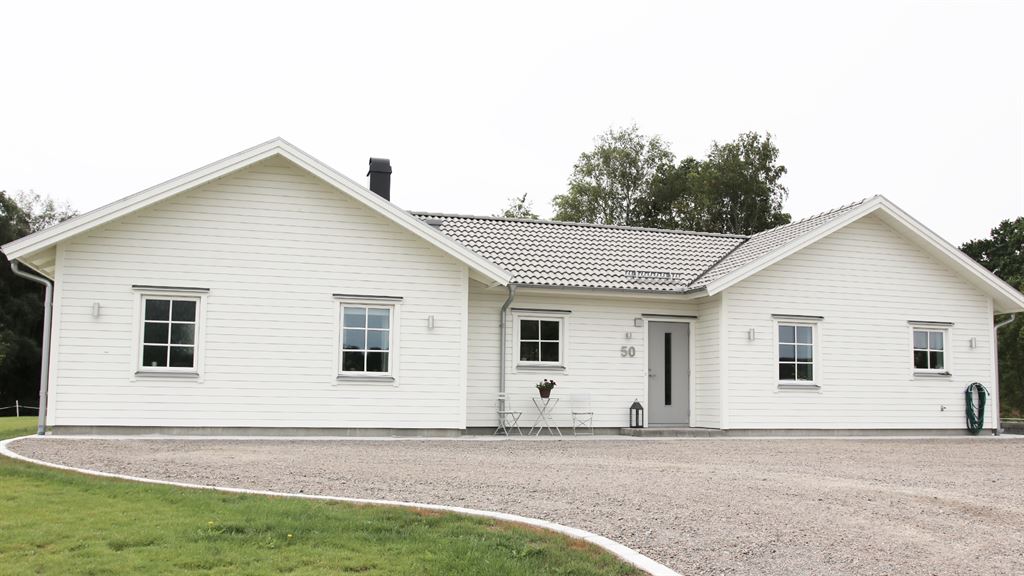 Enplansvilla i lösvirke från Varbergshus V18050